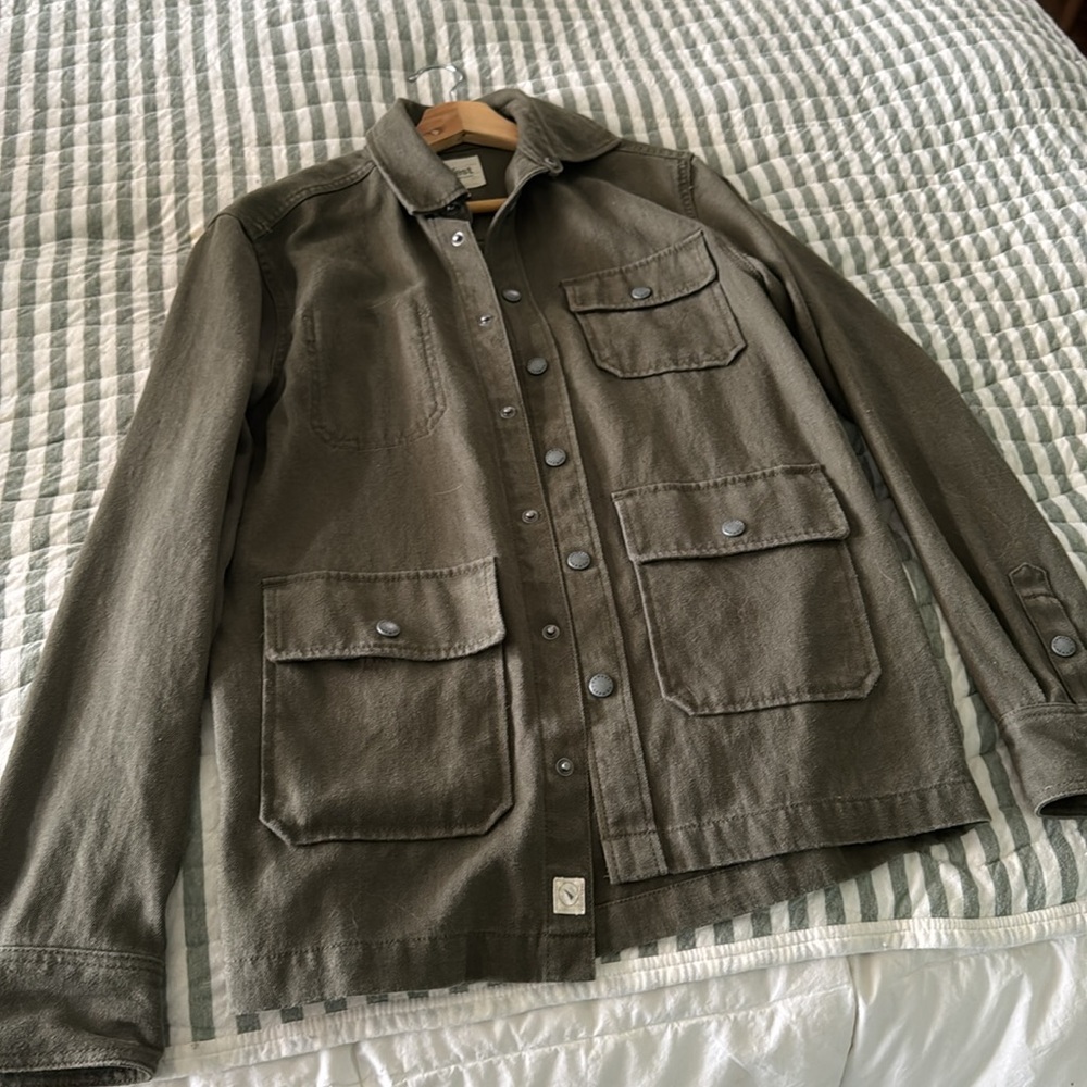 Olive Green Men's utility Jacket